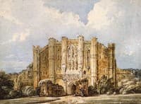 The West View of Thornton Abbey, Lincs.