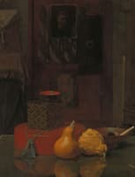 Still life with a Red Lacquered Box