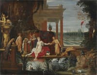 Bathseba in the Bath Receiving the Letter from King David