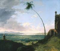 Tomb and Distant View of Rajmahal Hills
