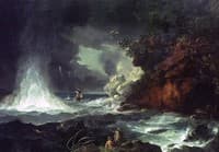 HMS 'Resolution' (off Cape Stephens with Waterspout, May 1773)