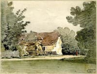 Farmhouse by a road