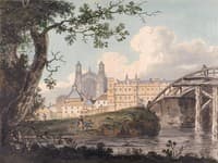 Eton College from Datchet Road