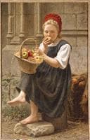 Girl with Apples