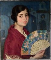 Woman with a Fan
