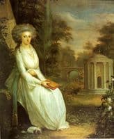 Portrait of Rosine Alexandrine Freiin von Korff Schmising in the Park