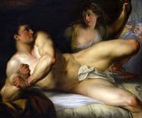 Samson breaking his bands or Samson and Delilah