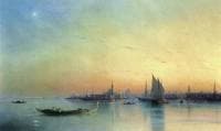 View of Venice at Sunset