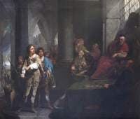 John de Warenne Giving Answer to the King's Justices on the Enforcement of the Statute of Quo Warran
