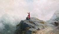 Dante Pointing at Beautiful Clouds