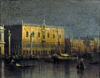 The Doge's Palace in the Moonlight, Venice