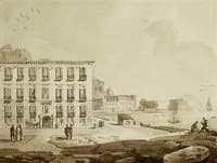 The Albergo Vittoria on the Riviera di Chiaia in Naples