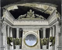 Egyptian Temple stage design