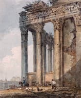 Tempio d' Antonio e Faustina (after Piranesi)