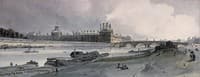 View of the Palais des Tuileries and the Louvre from the Quai d'Orsay