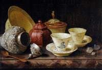 Still Life with Tea Cups