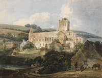 Jedburgh Abbey from the South East