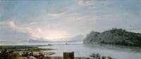 Mare Morto, Procida and Ischia in the distance