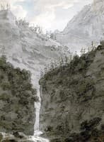 Upon the Linth near the Panten-Brücke in the Canton of Glarus