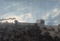 View of the Villa Lante on the Janiculum in Rome