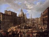Market in the Piazza Navona