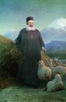 Catholicos Hrimyan Airik in the Outskirts of Holy Etchmiadzin