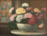 Peonies in a Bowl