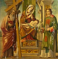 Madonna and Child with St Andrew and St Lawrence