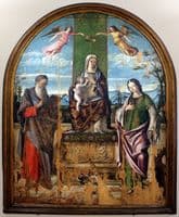 Madonna and Child Enthroned with Saints