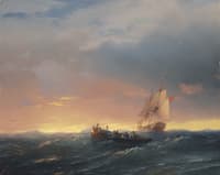 Ships at Sunset