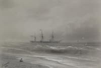 Ship by the Coast