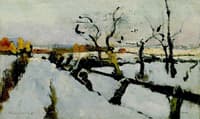 Study of a Snowy Landscape