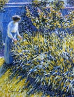 Lady in a Garden