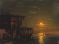 A Moonlit Night on the Sea