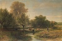 Oosterbeek (Gelderland Province) Landscape with Cattle