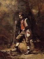 Young Italian Patriot in the Mountains