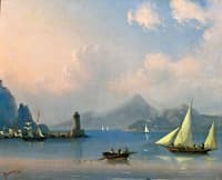 The Strait with a Lighthouse