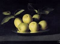Still Life with Lemons on a Plate