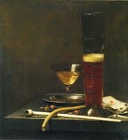 Glasses, Smoking Implements, and Cards
