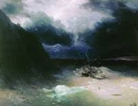 Sailing Ship in a Storm