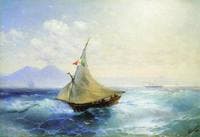Seascape with Vesuvius