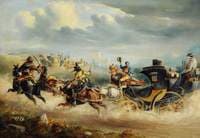 Coaches Attacked by Brigands on a Spanish Road