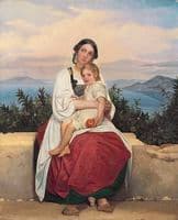Procidan with her Child