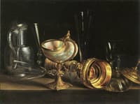 Pieces of goldsmiths and nautilus