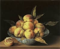Cup of peaches
