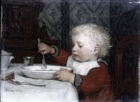 Child at Table, Rudi Anker