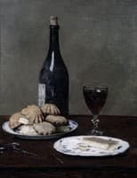 Still Life with Wine Bottle