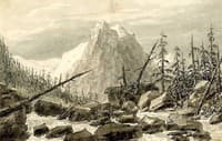 First view of the Reichenbach between Grindelwald and the Vale of Ober-Hasli