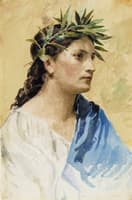 Woman with Laurel Wreath