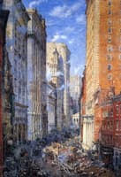 Broad Street Canyon, New York
